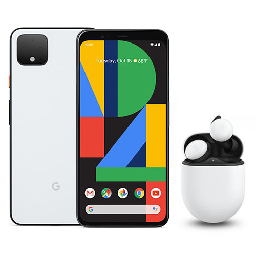 Google Pixel 4 64GB Verizon Smartphone 5.7" FHD Display + Pixel Buds ...