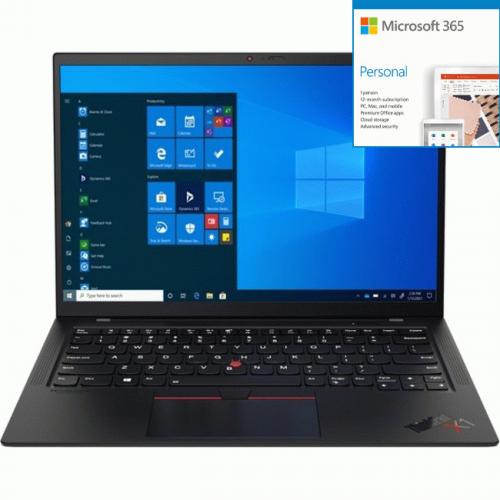 pic of Lenovo ThinkPad X1 Carbon Gen 9 20XW004MUS 14  Ultrabook - W + Microsoft 365 Bun