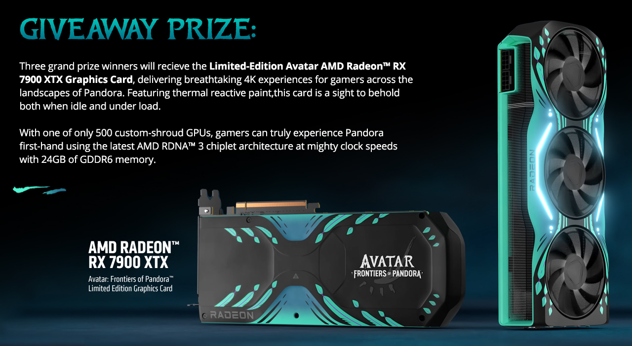 AMD AvatarGPU Giveaway 02.20.24prize