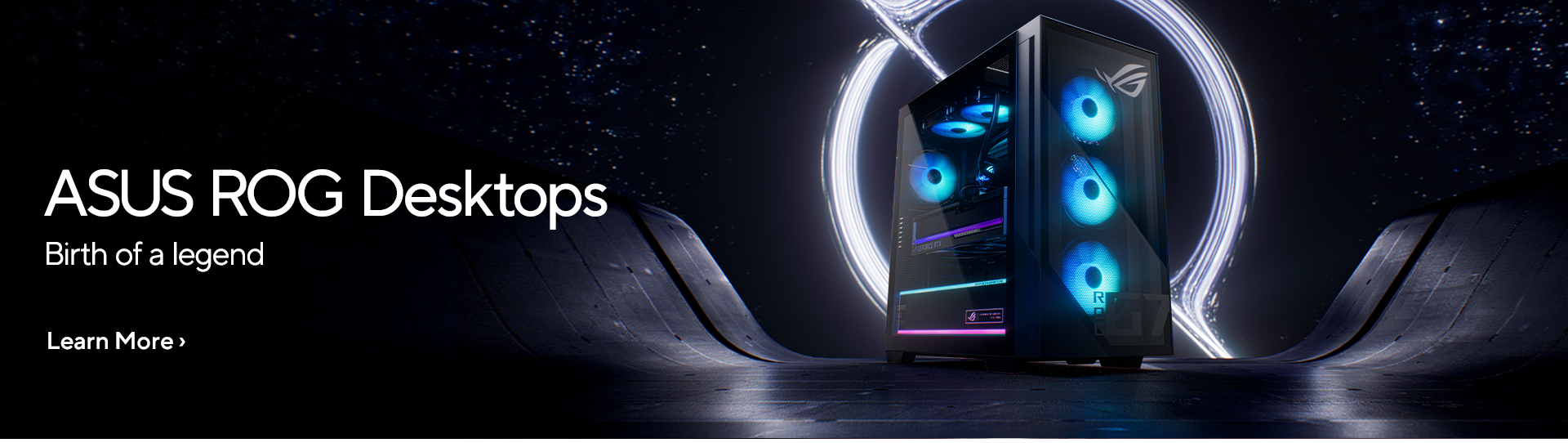 ASUS Gaming Desktops 2025 Banner Hub