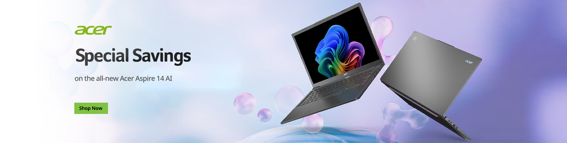 Acer Aspire LPaspire Homepage