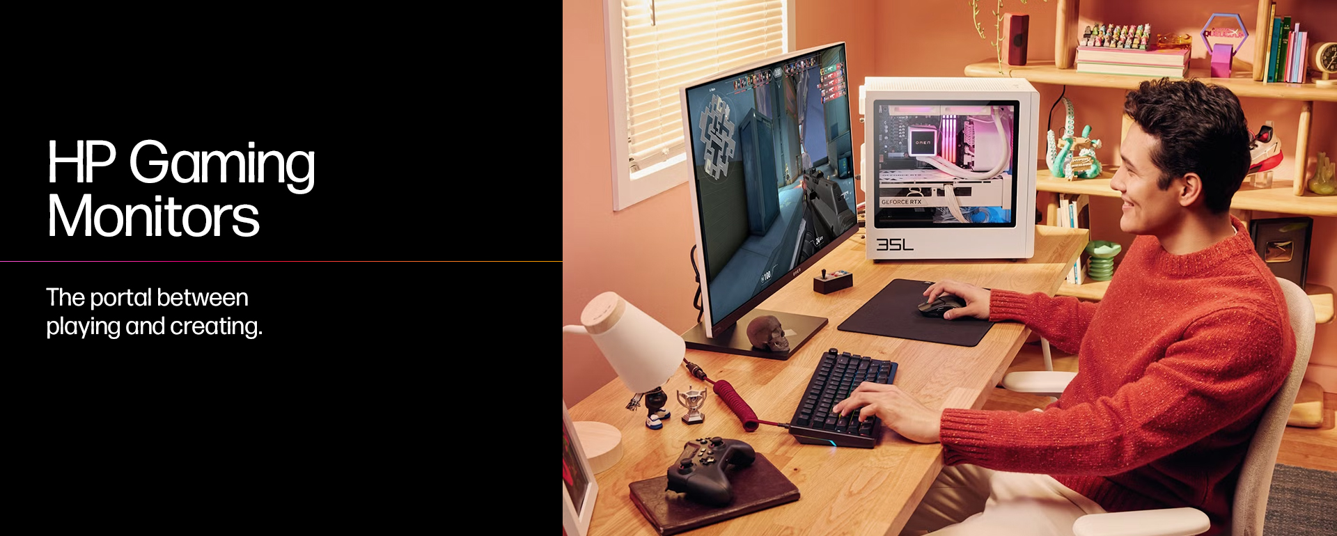 HP GamingMonitors 2025banner