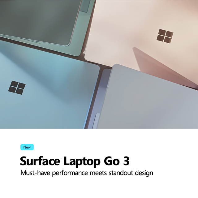 Microsoft Surface LaptopGo3 09.21. Banner