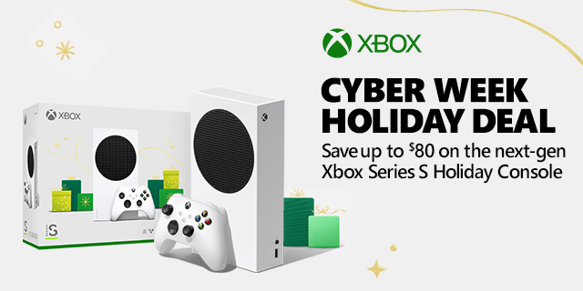 Microsoft Xbox SeriesS Holiday BannersCW Banner Hp