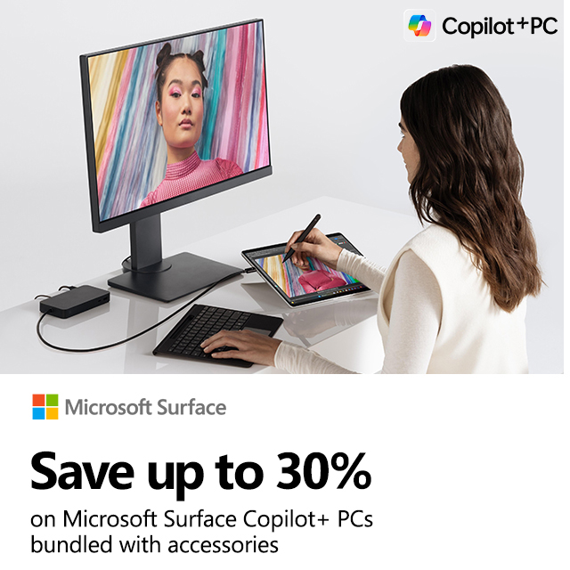 Microsoft Surface Copilotpc BundleQ12025 Banner