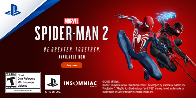 Sony Playstation Games Spiderman2 06.28.23banner