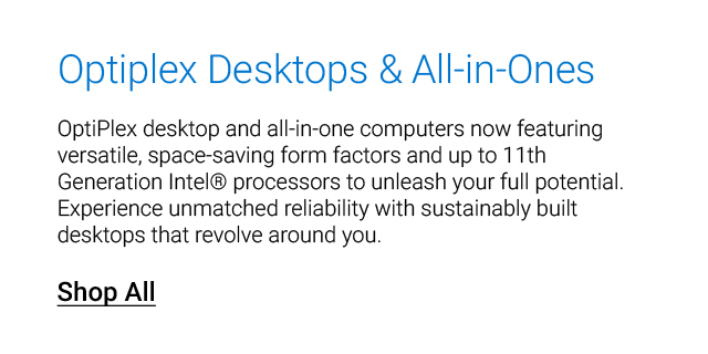 Dell Work Desktops Landing Page Revamp  Dell Work Desktops Optiplex Main