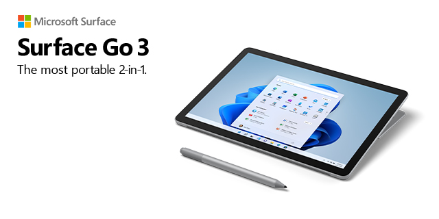 Microsoft Surface Go3 LP 09.23.2021refreshbanner