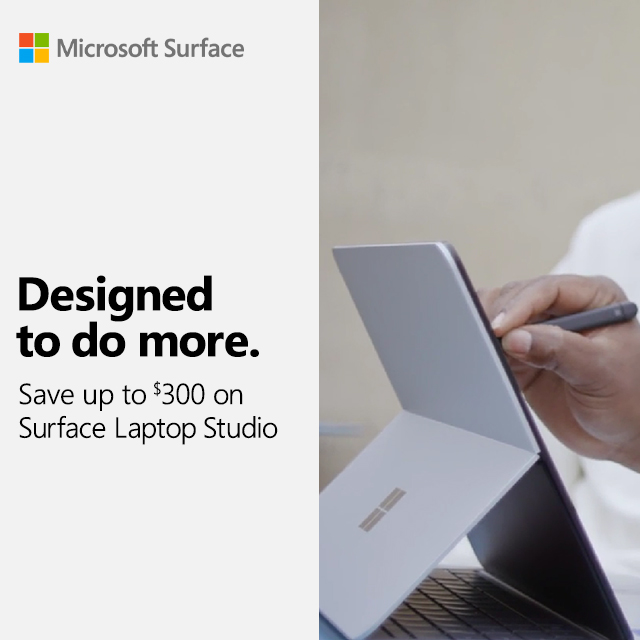 Microsoft Surface Influencercampaign Surfacelaptopstudio 06.08.2022banner Promo