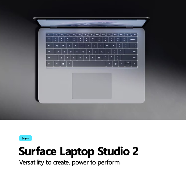 Microsoft Surface Laptop Studio 2 Banner 9.21.23
