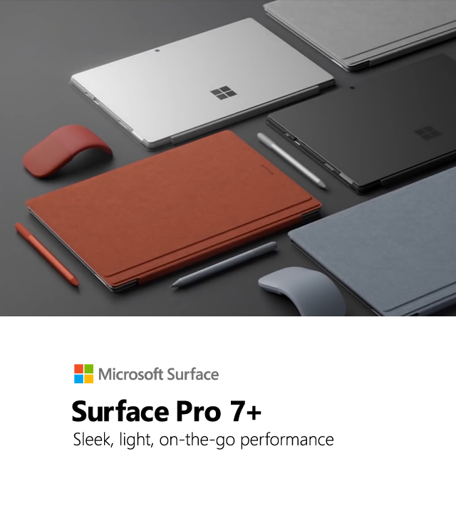 Microsoft Surface Pro7plus Refresh Banner 4.13.23