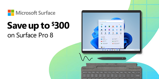 Microsoft Surface Pro8 Save300 08.08.2022banner2