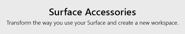 Microsoft Surface Store Revamp Acc Tile Grey