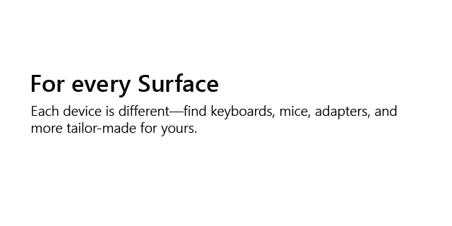 Microsoft Surface Store Revamp   Tile Acc Every