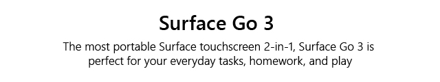 Microsoft Surface Store Revamp  Go3 Tile