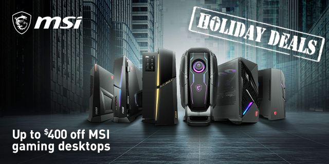 Msi Desktops Holidaysale 11.15.22banner