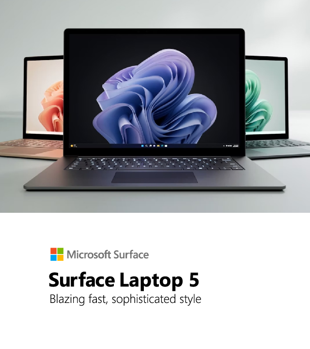 Surface Laptop 5 Banner 3.31.23