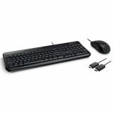 Microsoft Wireless Display Adapter+Wired Desktop 600 Keyboard and Mouse Black