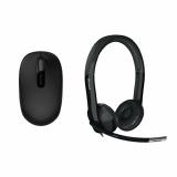 Microsoft Wireless Mobile Mouse 1850 Black + Microsoft LifeChat LX-6000 Headset