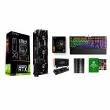EVGA GeForce 3080 LHR Graphic Card + EVGA CLC 360mm Liquid Cooler + EVGA Z15 RGB Keyboard + EVGA Supernova G6 80 Plus Gold 850W Power Supply + EVGA XR1 Lite Capture Card + Xbox Game Pass For PC 6 Month Membership (Email Delivery)