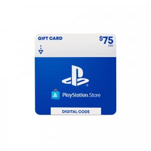 $75 PlayStation Store Gift Card (Digital Download)