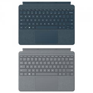 Microsoft Surface Go Signature Type Cover Platinum + Surface Go Signature Type Cover Cobalt Blue
