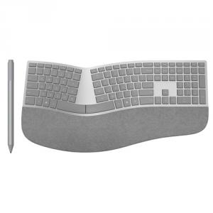Microsoft Surface Ergonomic Keyboard Gray+Surface Pen Platinum