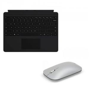 Microsoft Surface Pro X Keyboard Black Alcantara+Surface Mobile Mouse Platinum