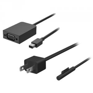 Microsoft Surface 65W Power Supply+Surface Mini DisplayPort to VGA Adapter Black