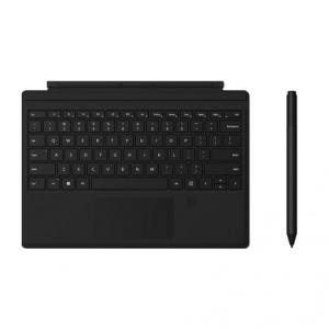 Microsoft Surface Pro Signature Type Cover w/ Finger Print Reader Black + Microsoft Surface Pen Charcoal