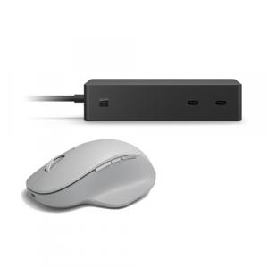 Microsoft Surface Dock 2 Black+Surface Precision Mouse Gray