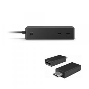 Microsoft Surface Dock 2 Black+Surface USB-C to USB 3.0 Adapter
