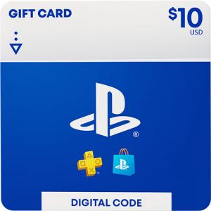 $10 PlayStation Store Gift Card (Digital Download)