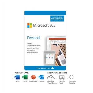 Microsoft 365 Personal 15 Month Subscription for 1 User (Digital Download) - For Windows, macOS, iOS, and Android devices - 1TB OneDrive cloud storage - Premium Office Apps - 15-Month Subscription - For 1 User only