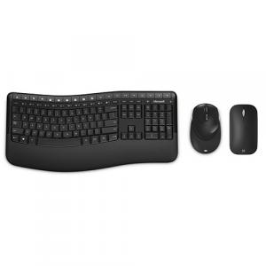 Microsoft Wireless Comfort Desktop 5050 + Microsoft Modern Mobile Mouse Black