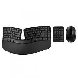 Microsoft 4000 Mouse Black + Microsoft Sculpt Ergonomic Keyboard Black