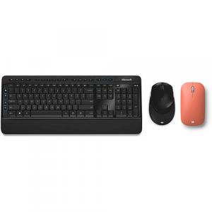 Microsoft Wireless Desktop 3050 + Microsoft Modern Mobile Mouse Peach