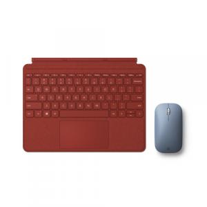 Microsoft Surface Go Signature Type Cover Poppy Red + Microsoft Surface Mobile Mouse Ice Blue