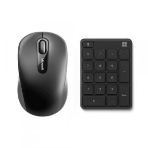 Microsoft Number Pad Matte Black + Microsoft Bluetooth Mobile Mouse 3600 Black