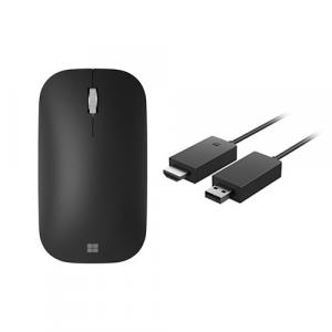 Microsoft Modern Mobile Mouse Black + Microsoft Wireless Display Adapter