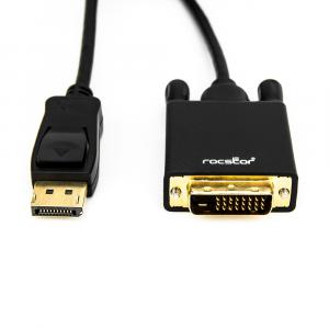 Open Box: 6FT DISPLAYPORT TO DVI-D CABLE SUPPORTS 4KX2K 30HZ M/M
