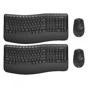 Microsoft Wireless Comfort 5050 Desktop Keyboard & Mouse Pack of Two