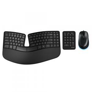Microsoft Comfort Mouse 4500 Lochness Gray + Microsoft Sculpt Ergonomic Keyboard Black