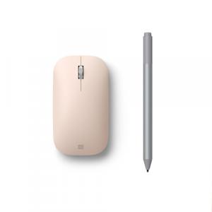 Microsoft Surface Pen Platinum + Microsoft Surface Mobile Mouse Sandstone