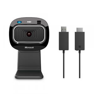 Microsoft Wireless Display Adapter + Microsoft LifeCam HD-3000 Webcam
