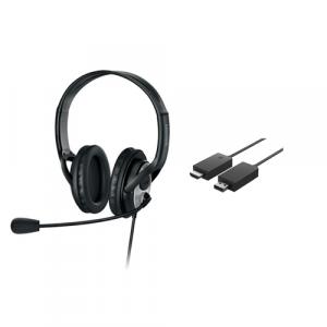 Microsoft LifeChat LX-3000 Digital USB Stereo Headset Noise-Canceling Microphone + Microsoft Wireless Display Adapter