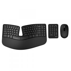 Microsoft Sculpt Ergonomic Keyboard +Keypad + Microsoft Wireless Mobile Mouse 1850 Black