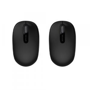 Microsoft Wireless Mobile Mouse 1850 Black Pack of Two
