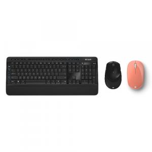 Microsoft Wireless Desktop 3050 Keyboard & Mouse + Microsoft Bluetooth Mouse Peach