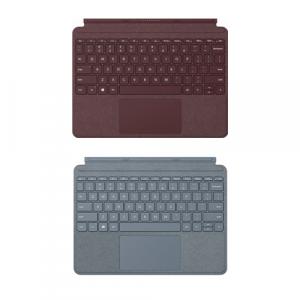 Microsoft Surface Go Signature Type Cover Burgundy + Microsoft Surface Go Signature Type Cover Ice Blue